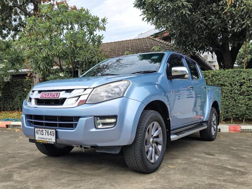 ISUZU DMAX 3.0 VGS Z-Prestige Navi 2WD ปี 2015 โฉม HI-LANDER CAB-4 เกียร์ Auto สีฟ้า ดีเซล ไมล์เพียง 138,849 km. 