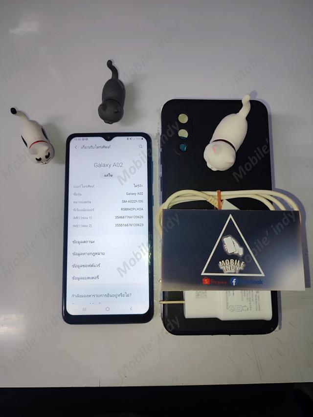 🎉 Samsung Galaxy A02 สี Blue 3/32 🎉
