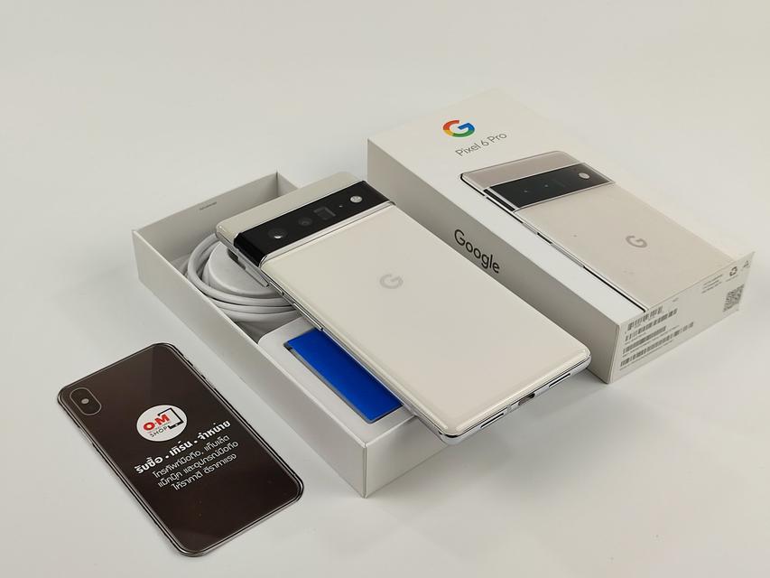 ขาย/แลก Google Pixel6Pro 12/128 White USA สภาพสวยมาก แท้ ครบยกกล่อง เพียง 30,900 บาท  4