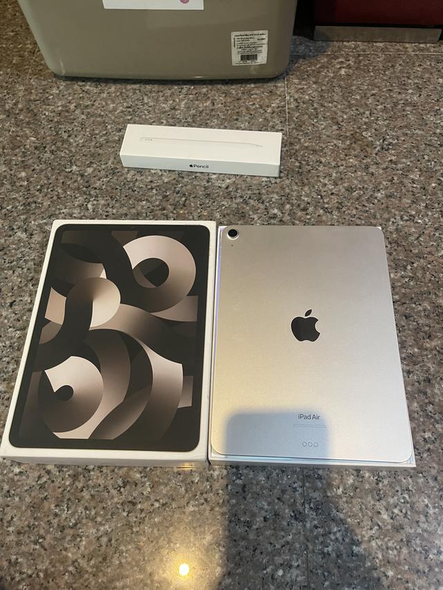 ขายiPadAir5 M1 สีหายากStar Light 256กิ๊กสูนTrueมีกล่องไร้รอยตกใช้งานดีถูกๆ 2