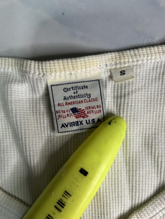 [Rare Details] AVIREX U.S.A. Ribbed Tee - Japan License รูปที่ 3
