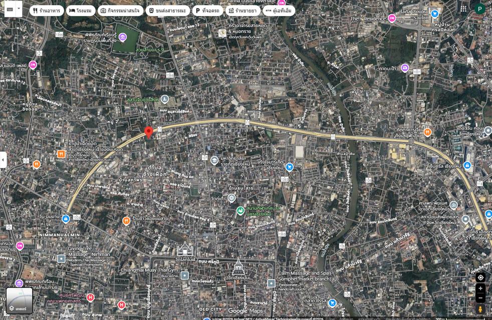 ที่ดิน ติดถนนใหญ่ แปลงสุดท้าย เพียง 3 นาทีถึง เมญ่า นิมมาน และ 5 นาที เซ็นทรัลเฟสติวัล 10 ไร่ 1 งาน ใจกลางการเติบโตของเช 3