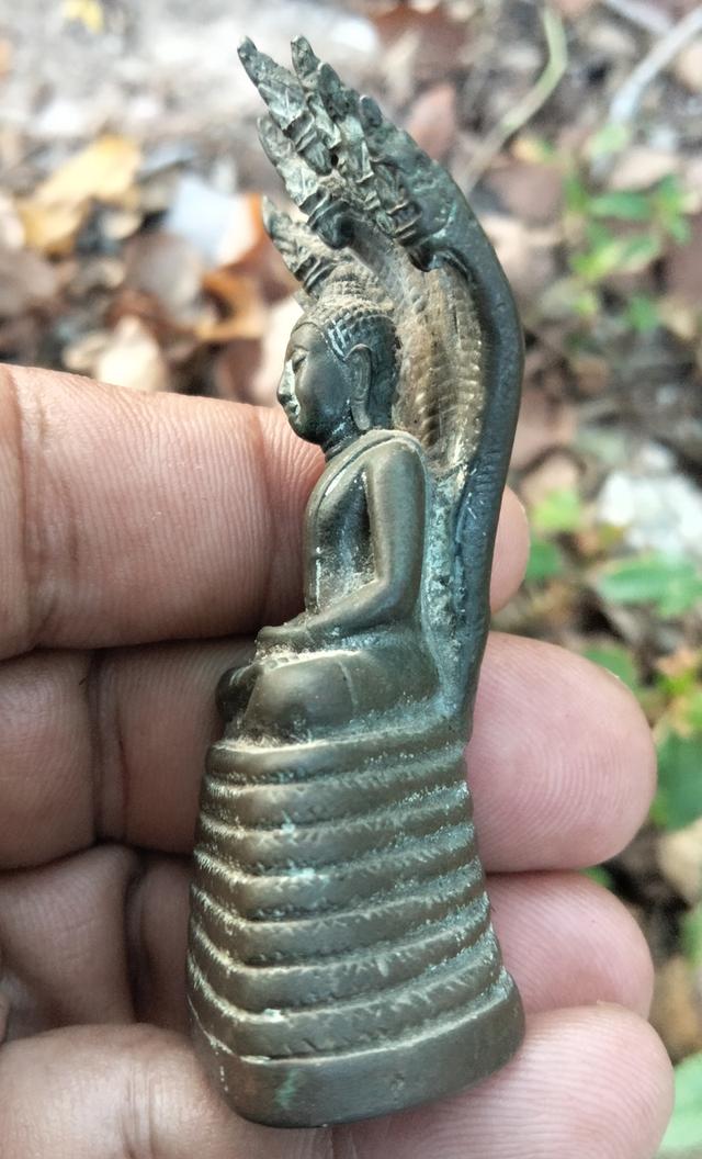 หล่อพระนาคปรก เนื้อสำริด วัดมุจลินทสราราม ร รูปที่ 9