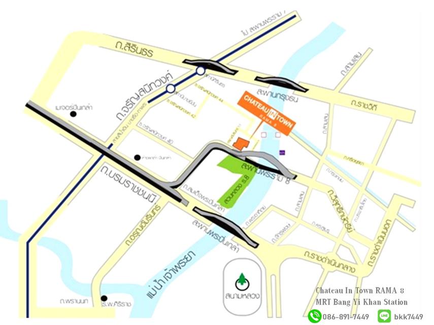 ✅✅ขายคอนโด ชาโตว์ อินทาวน์ พระราม8 สถานีรถไฟฟ้าบางยี่ขัน  17