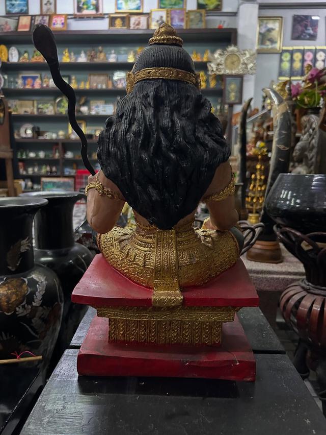 รูปปั้นพระยายมราชองค์ใหญ่ เนื้อเรซินเก่า ปลุกเสกแล้ว(คำกนิตามภาพ) 3