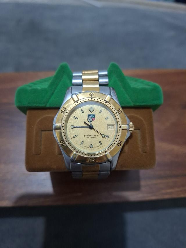 Tag Heuer 2000 Professional Date Gold Steel 36mm Quartz Watch