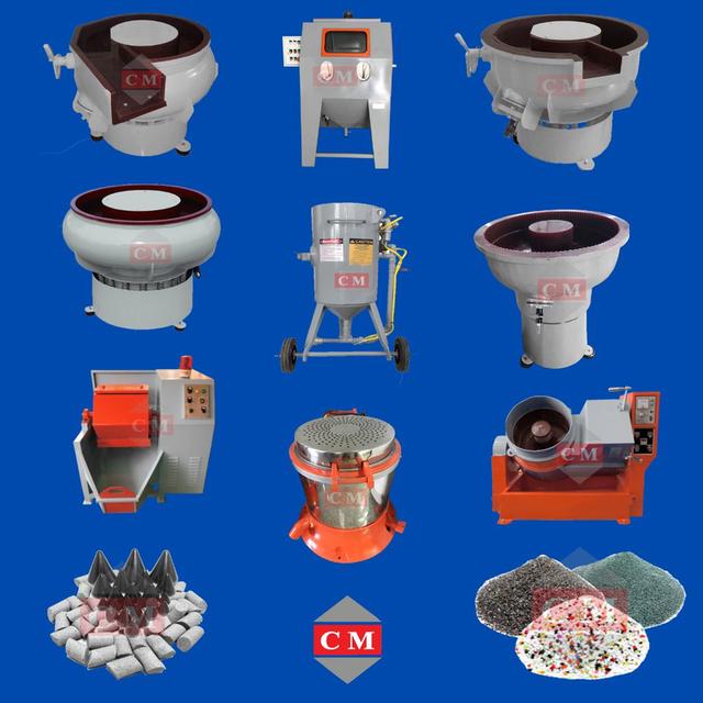 จำหน่าย เครื่องขัดผิวโลหะแบบเขย่า เครื่องพ่นทราย เครื่องถังกลิ้ง เครื่องจานหมุน เครื่องอบแห้งระบบเหวี่ยง หินขัดชนิดต่างๆ เม็ดเหล็ก น้ำยาขัดเงา ผงล้าง