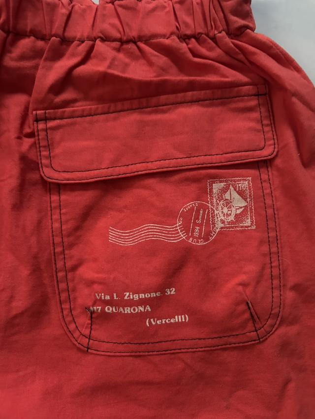🔥 [Rare Y2K Sportswear] กางเกงคาร์โก้ทูเวย์ถอดขาได้ GIO SPORT (เครือ World Co., Ltd. Japan) แดงสด✨ รูปที่ 7