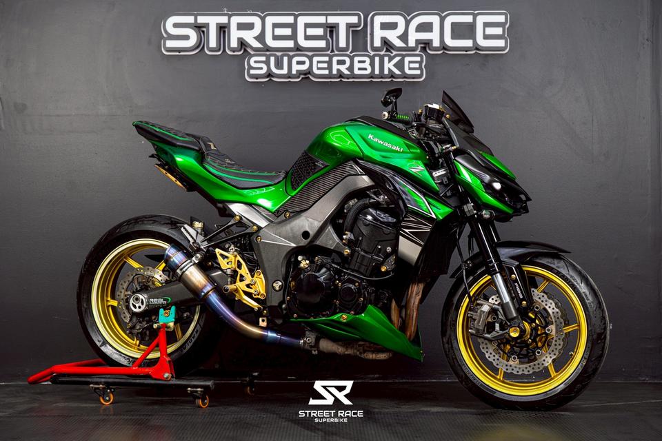 KAWASAKI Z1000 2017 สีเขียวหล่อๆ รถสภาพดี