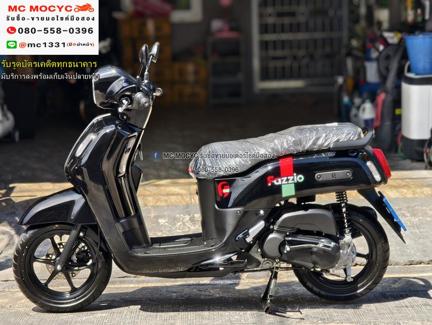 Fazzio 125 2025 วิ่ง100โล มีระบบYconnect กุญแจบุคเซอวิสครบ NO1217    5