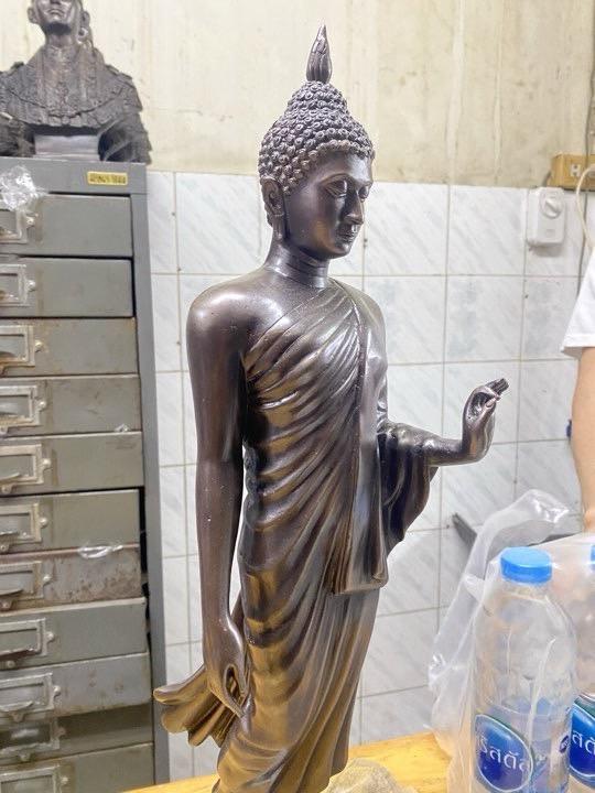 พระบูชา25พุทธศตวรรษ พระพุทธรูป25พุทธศตวรรษ ทองเหลือง องค์ยืน 7