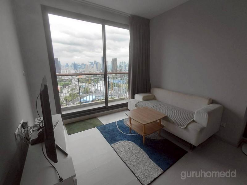ให้เช่าคอนโด Rhythm Sukhumvit 42 ริธึ่ม สุขุมวิท 42 ห้องมุม ขนาด 56 ตรม 1นอน 1น้ำ ชั้น 23 เฟอร์นิเจอร์ครบ พร้อมอยู่ - gh 4