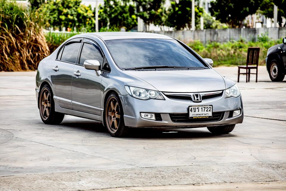 Honda Civic Fd 2.0EL K20 เดิมโรงงาน สีเทา ปี 2007 รถสวย เนียนๆคลีนๆ