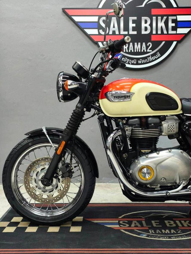 Triumph Bonneville T100 ปี 2018 abs   รถสวยมากๆ สีหายาก สไตล์ Classic รูปที่ 7