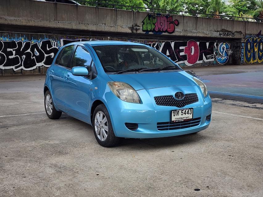 ขายรถ Toyota Yaris 1.5E ปี 2007 สีฟ้า เกียร์ออโต้