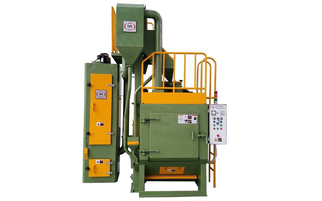 APRON BLAST MACHINE ( เครื่องขัดผิวโลหะแบบสายพานหมุน )