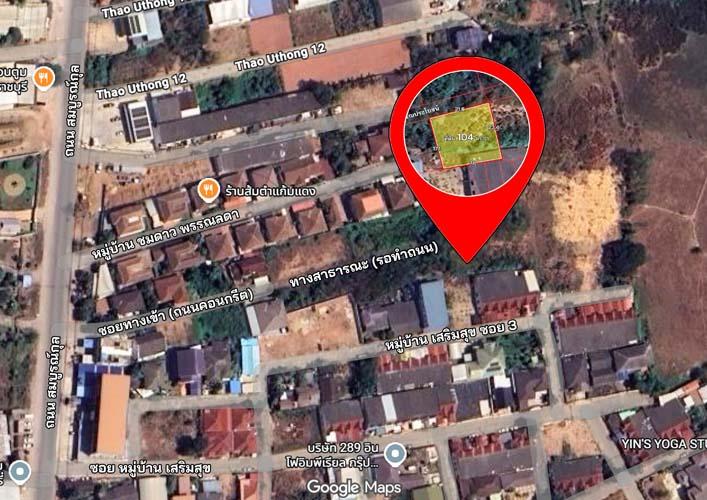 L-148 : ที่ดินถมแล้ว 104 ตร.วา ถ.สมบูรณ์กุล (ใกล้หมู่บ้านชมดาว) ดอนตะโก เมืองราชบุรี 4