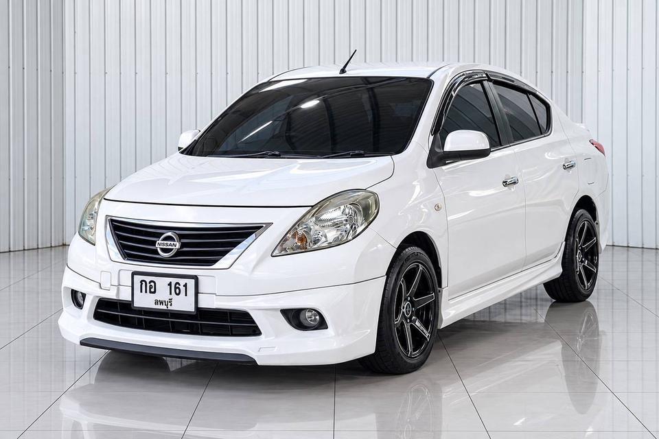 #NISSAN ALMERA, 1.2 VL ปี 2013 สีขาว โฉม ปี11-20