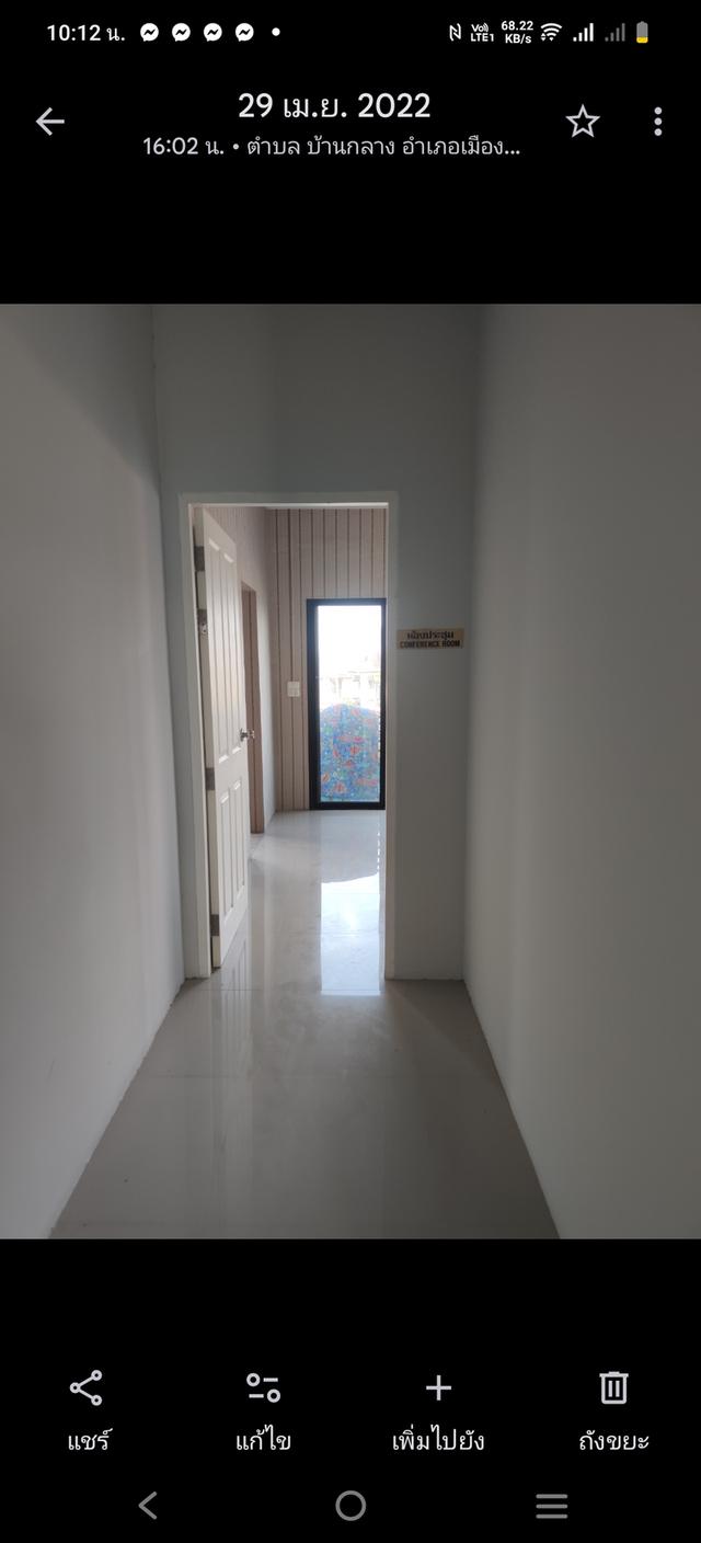 อาคารพาณิชย์2 คูหาห้องมุมและห้องที่ 2 เชื่อมต่อกันชั้นบนและชั้นล่าง 6