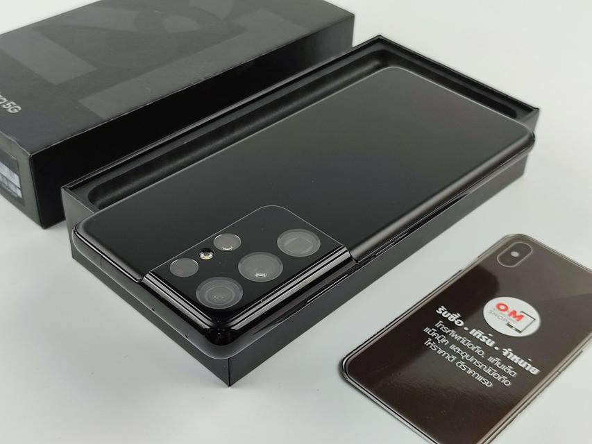 ขาย/แลก Samsung S21Ultra 12/256 Black Snapdragon888 2Sim HK สภาพสวยมาก แท้ ครบยกกล่อง เพียง 22,900 บาท  5