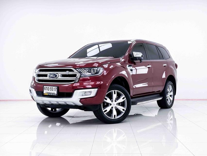 FORD EVEREST 2.2 TITANIUM PLUS AT 2017 - ไมล์น้อยมือเดียว 108,000 (A)Everest 2.2 Titanium Plus ตัว TOP PLUS ซันรูฟ 7 ที่นั่ง PPV อเมริกัน
