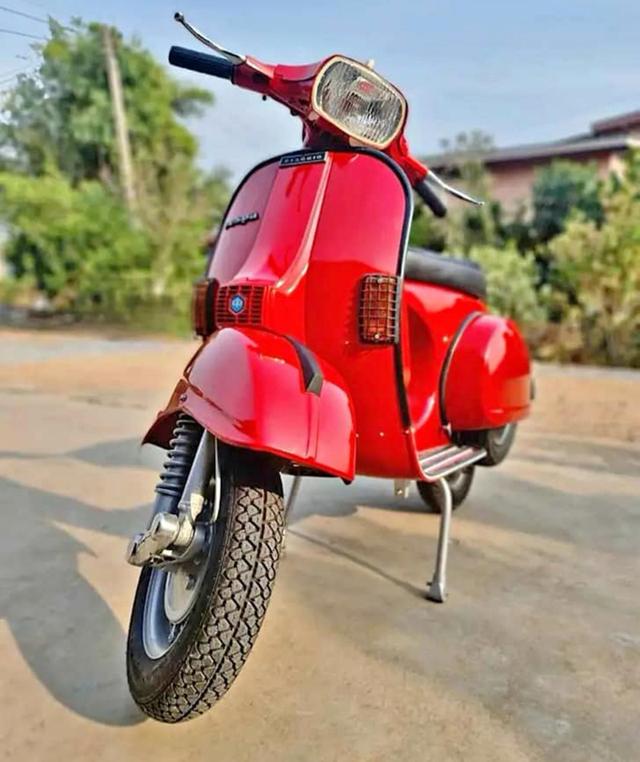 Vespa PX150E ปี 1984 สีแดงแจ่ม พร้อมส่งต่อ