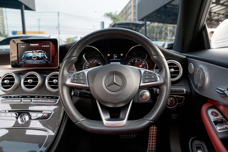 Mercedes-Benz C250 Coupe AMG Dynamic ปี 2018 📌 เข้าใหม่! 𝐁𝐞𝐧𝐳 𝐂𝟐𝟓𝟎 𝐂𝐨𝐮𝐩𝐞สีขาวเบาะแดงรุ่นตามหา สวยหรู 𝐅𝐮𝐥𝐥 𝐨𝐩𝐭𝐢𝐨𝐧💫 4