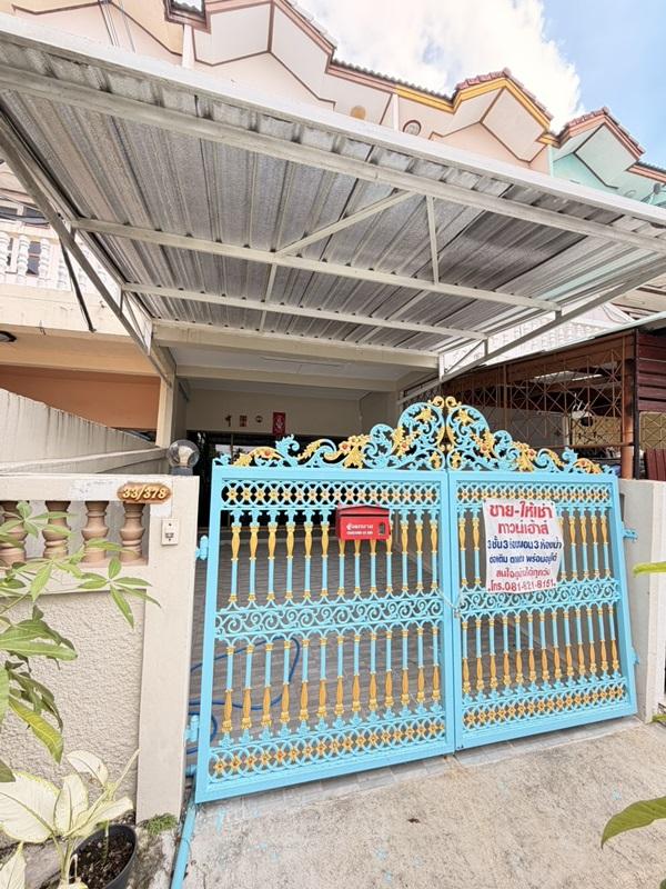 ให้เช่า ทาวเฮ้าส์ 3ชั้น 3ห้องนอน หมู่บ้าน สินทวีแกรนด์วิลเลจน์ รีโนเวท บ้านพร้อมอยู่ บ้านเปล่า โทร 0818218151 2