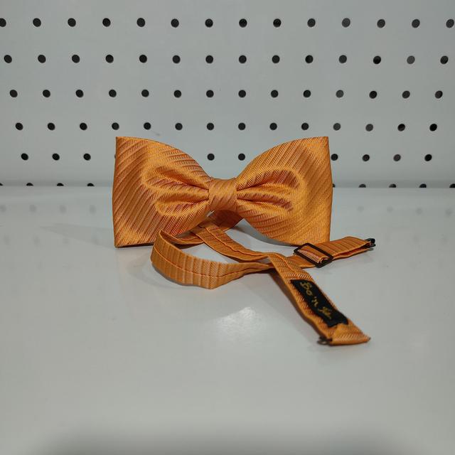 Bo'n Tie โบว์ไทราตรีสำเร็จรูป สีส้มลายทางเฉียง รูปย่อยที่ 3