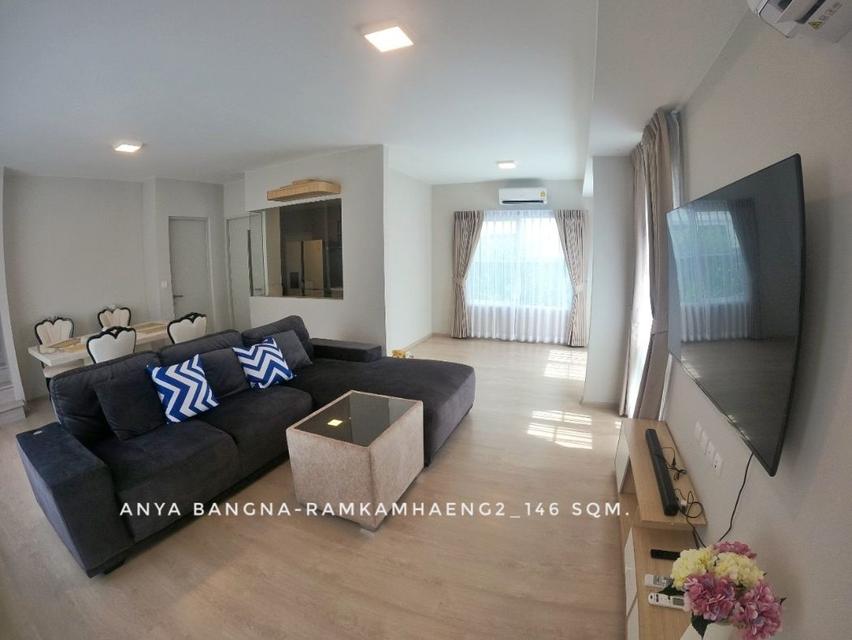 ให้เช่า บ้านเดี่ยว 2 ชั้น 2 นอน 3 น้ำ Anya Bangna Ramkhamhaeng2 146 ตรม. 40 ตร.วา ตรงข้ามเมกา บางนา 2