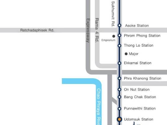 ให้เช่าคอนโด One Bedroom ใกล้ BTS อุดุมสุข (The Sky Sukhumvit) 16