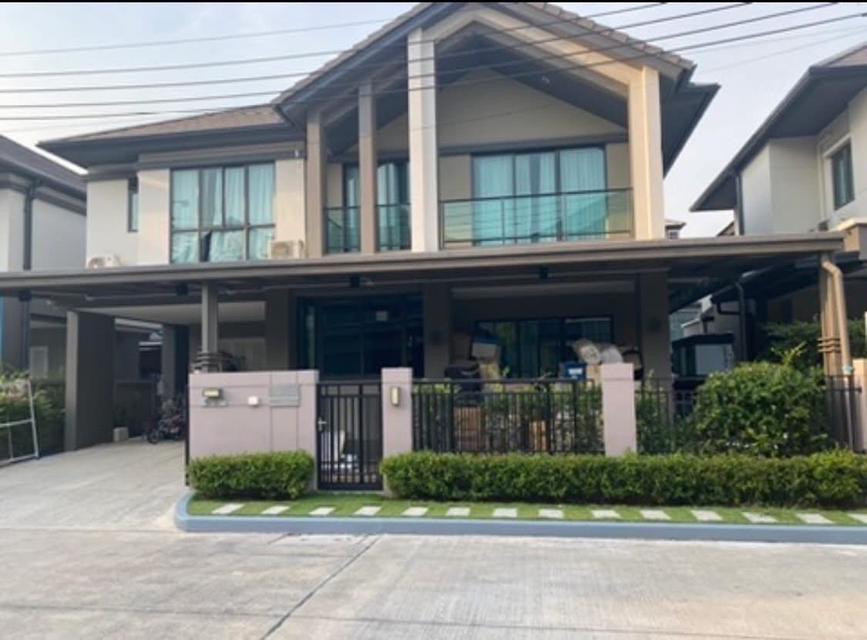 ให้เช่าบ้านเดี่ยว 2 ชั้น โครงการบางกอก บูเลอวาร์ด พระราม9 ใกล้โรงเรียน นานาชาติไบรท์ ตัน เขต สะพานสูง เฟอร์นิเจอร์พร้อม 