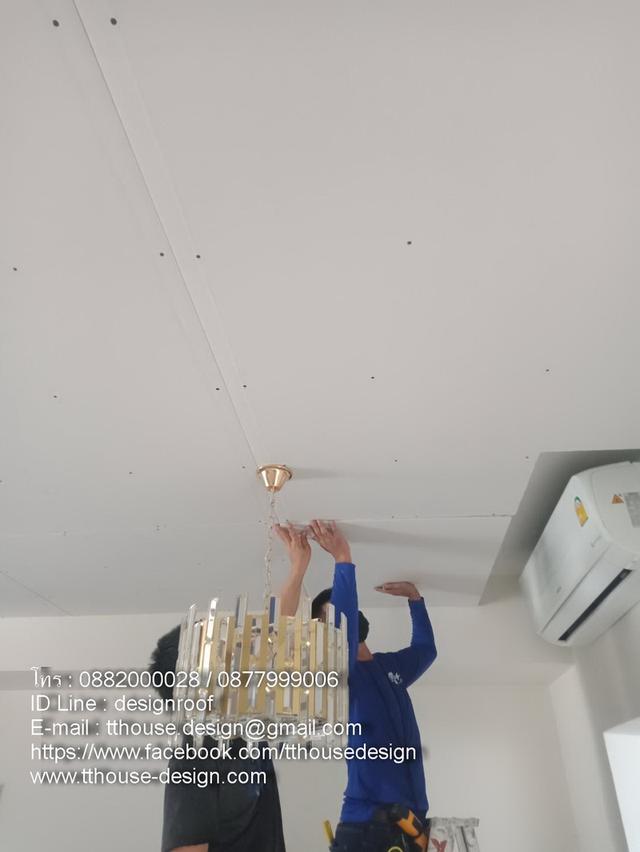 รับเหมา ต่อเติม โครงหลังคา กันสาด ห้องครัว เทพื้นปูกระเบื้อง ID Line : dddesign23 20