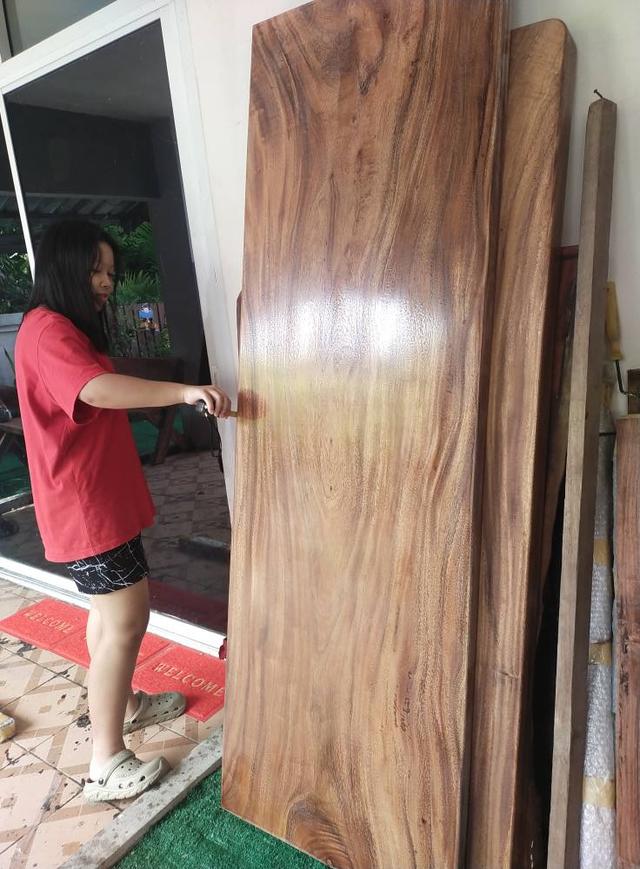 หน้าท๊อปไม้แผ่นเดียว ก65cmx200cm (สั่งผลิตสินค้าได้ตลอด)