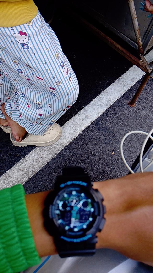 นาฬิกา Gshock ดำฟ้า ลายทหาร