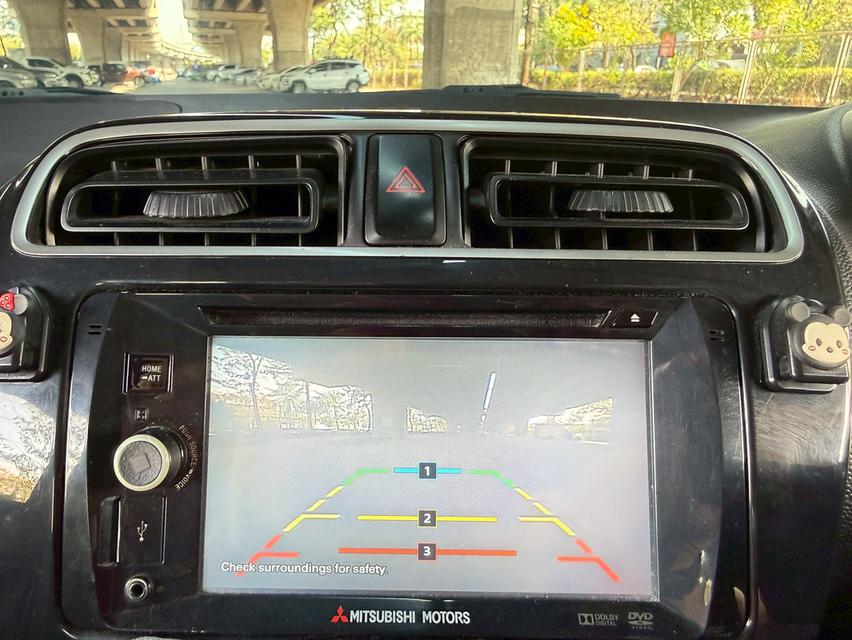 Mitsubishi Attrage 1.2GLX ปี 2017 เพีย199,000บาท ไมล์105xxx  เครื่องยนต์เกียร์ช่วงล่างดี แอร์เย็นฉ่ำ *ดูรถกทม ซอยประดิษฐมนูธรรม5 *0864368852เอ็มครับ*L รูปที่ 9