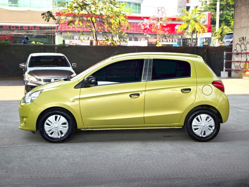 ขายรถ Mitsubishi Mirage 1.2 ปี 2013 สีเหลือง เกียร์ธรรมดา รูปที่ 7