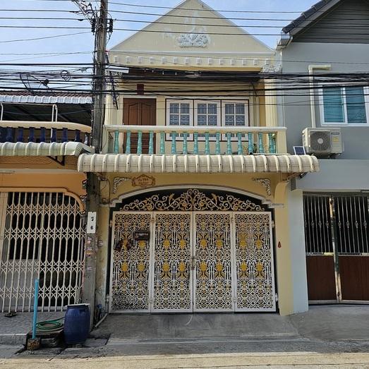 ขายทาวน์เฮ้าส์สินทวี บางมด ทำค้าขายได้ ใกล้ตลาด การเดินทางสะดวก #รหัสทรัพย์: 66001 2