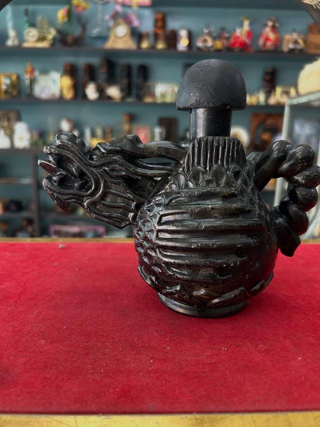 กาน้ำชามังกร ทำจากหินแกะสลัก 8