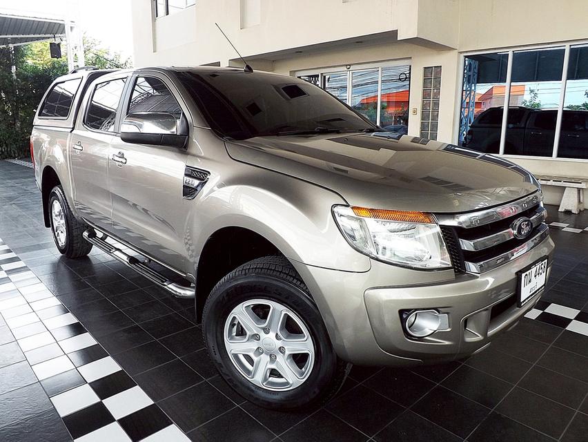 รหัสรถ KCY4458 FORD RANGER DOUBLECAB HI-RIDER 2.2 XLT AUTO ปี 2014 สีน้ำตาล