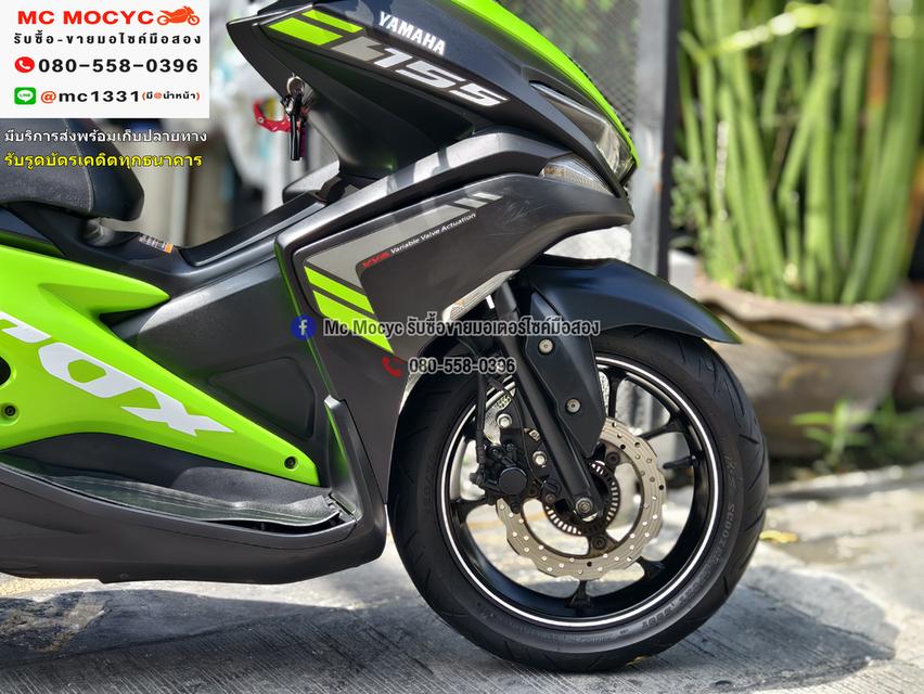 Aerox 2017 รถบ้านแท้มือเดียวเครื่องท่อเดิม กุญแจบุคเซอวิสครบ เล่มเขียวชุดโอนครบ No1254    13