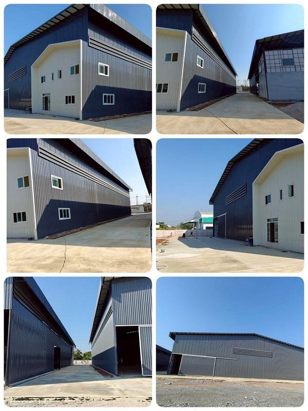 #ให้เช่าโกดังสร้างใหม่บางโทรัด สมุทรสาคร ขนาด 1000 ตรม. พื้นที่สีม่วง 100%