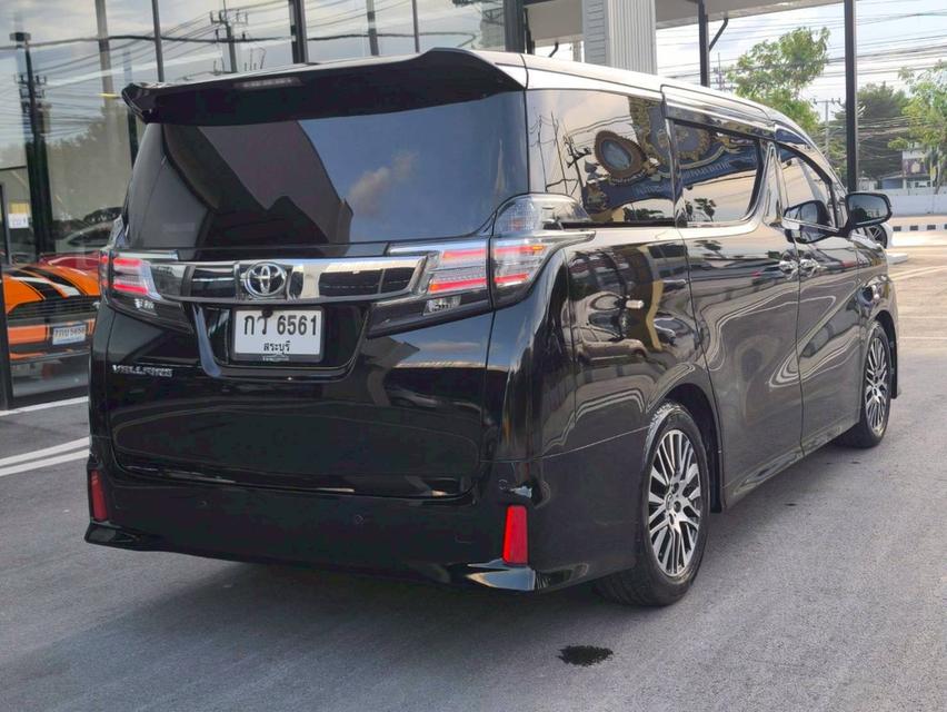 รหัสรถ KPV6561 2015 TOYOTA VELLFIRE 2.5 ZG TOP สุด สีดำ 14