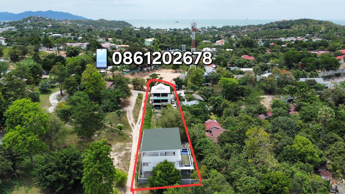 ขายที่ดินพร้อมบ้านซีวิวเกาะสมุย 2