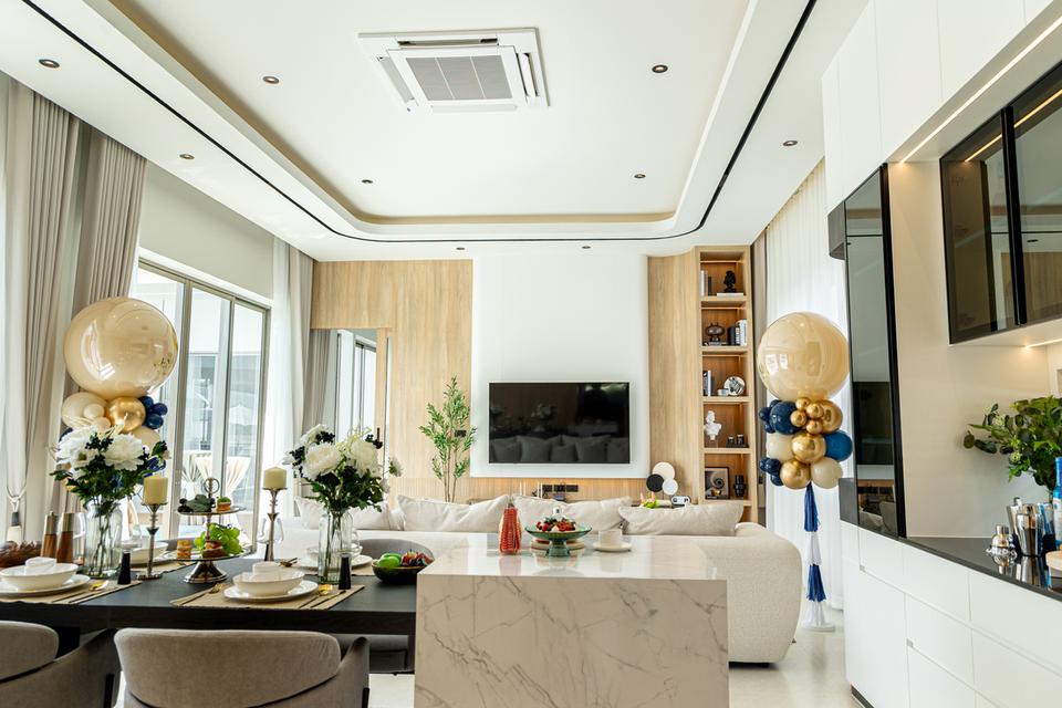 🏡🎉 Pool Villa ในโครงการใหม่ บ้านสไตล์โมเดิร์น Type Olive ตกแต่งพร้อมอยู่ #หางดง - ราคาเริ่มต้น 7.48 ล้านบาท 🔥新建房屋出售 3 卧室 4 卫生间 - 价格 7.48 MB 🔥 8