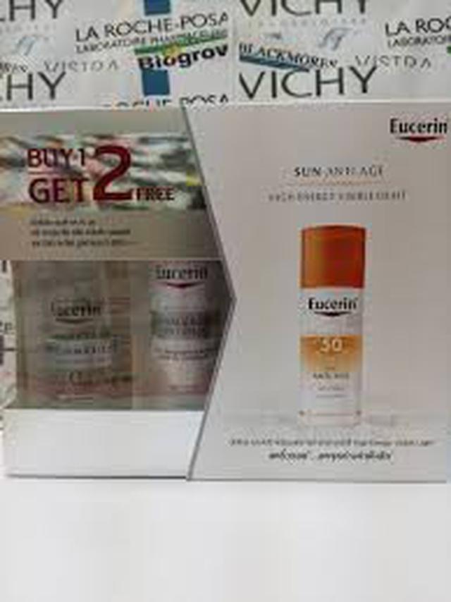 Eucerin Sun Anti-Age Gel Cream 50 ml**เซตโปรมีของแถม Dermato 1