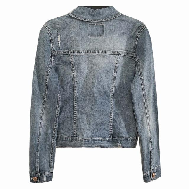 Levi's ไซส์เล็กหายาก แต่งขาด ๆ งานปะ เท่มาก ยีนส์ยืด มีกระเป๋าอก+ข้าง ผ้านุ่มใส่สบาย พร้อมส่ง ไม่ต้องรอ