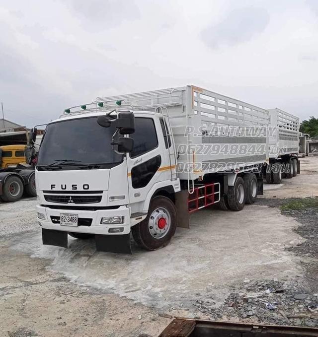 MITSUBISHI FUSO สิบล้อดั้มแม่ลูกปี2555 4