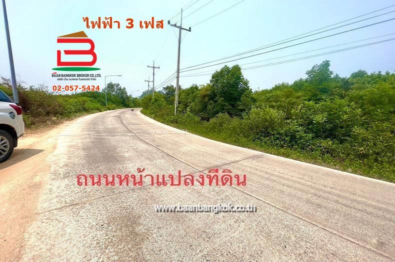 ที่ดินเปล่า ตำบลบางครก เนื้อที่ 106-3-80 ไร่ ถนนธนบุรี-ปากท่อ อ.บ้านแหลม จ.เพชรบุรี 5