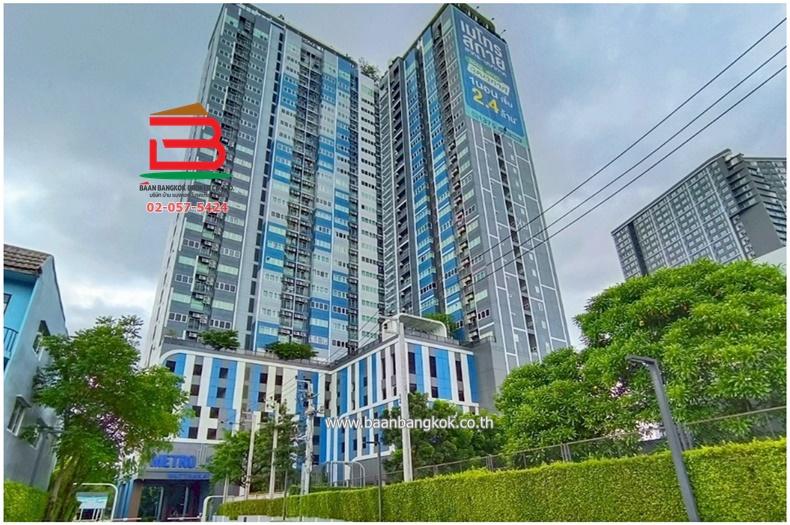   ห้องชุดคอนโด เมโทรสกาย วุฒากาศ เนื้อที่ 27.96 ตรม. ระหว่างซ.วุฒากาศ 5-7 ถนนวุฒากาศ แขวงตลาดพลู เขตธนบุรี กรุงเทพมหานคร 1